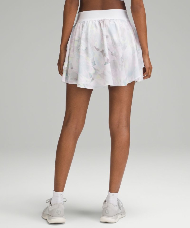 Lululemon Court Rival High-Rise Skirt *Long Nouveau Marble Meadow Sweet Pink Multi Online Outlet Sale