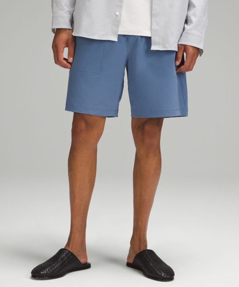 Lululemon Bowline Short 8" *Stretch Ripstop Oasis Blue Online Outlet Sale