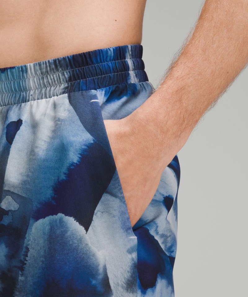Lululemon Pool Short 5" *Linerless Ink Islands True Navy Multi Online Outlet Sale