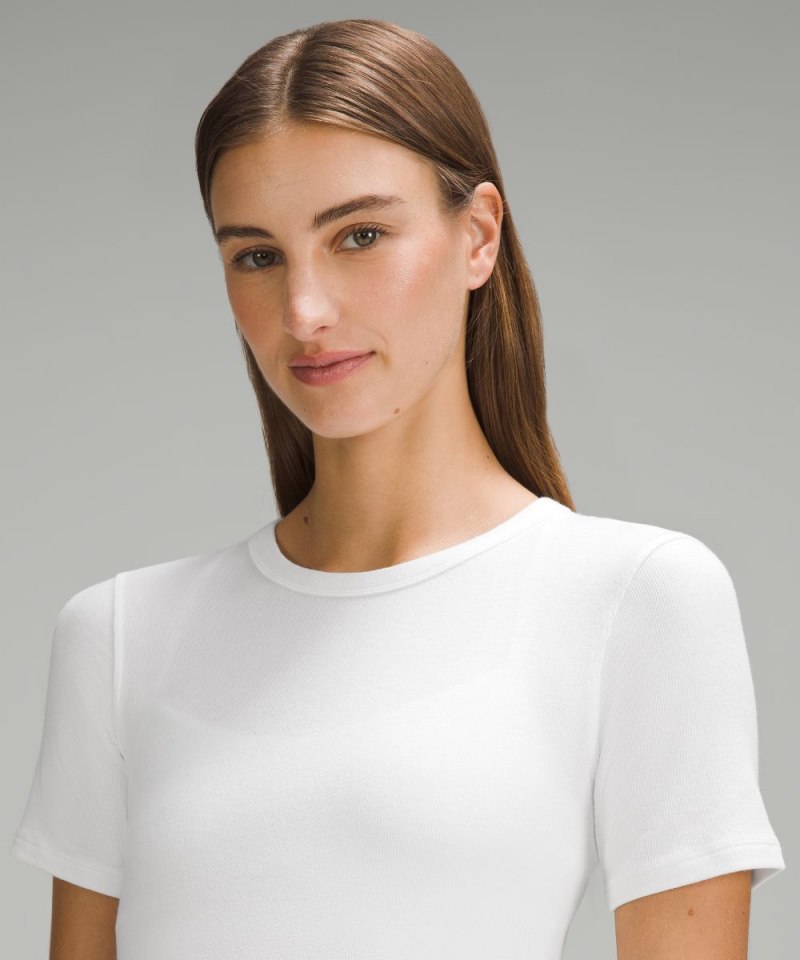 Lululemon Hold Tight Short-Sleeve Shirt White Online Outlet Sale