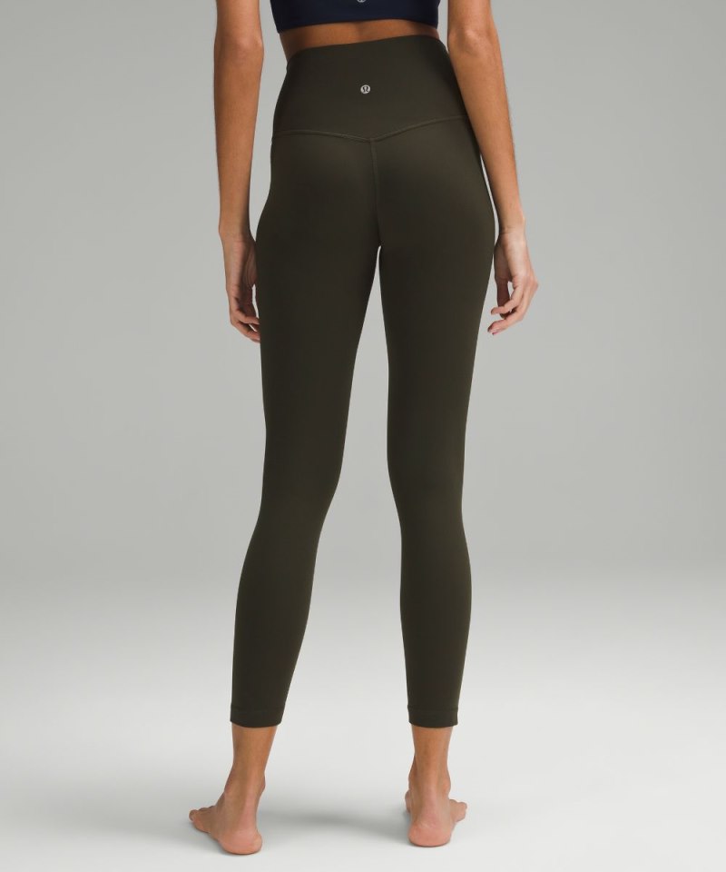 Lululemon lululemon Align™ High-Rise Pant 25" Dark Olive Online Outlet Sale
