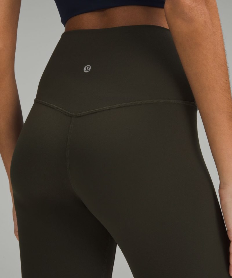 Lululemon lululemon Align™ High-Rise Pant 25" Dark Olive Online Outlet Sale