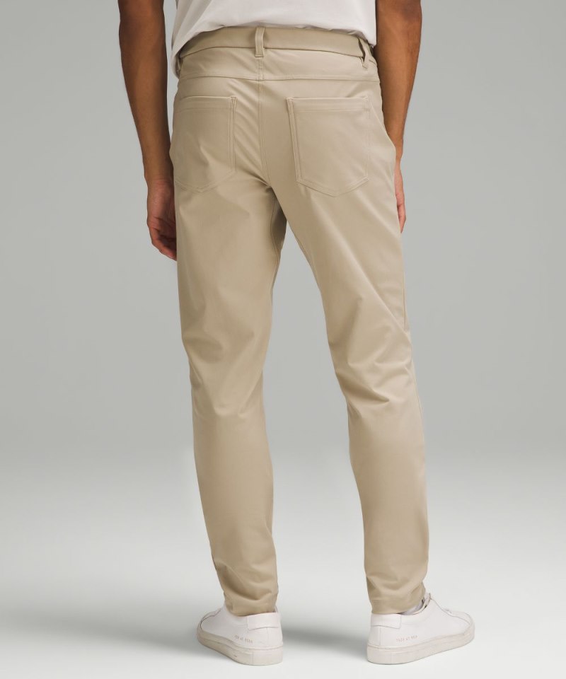 Lululemon ABC Slim-Fit 5 Pocket Pant 32"L *Warpstreme Compass Khaki Online Outlet Sale