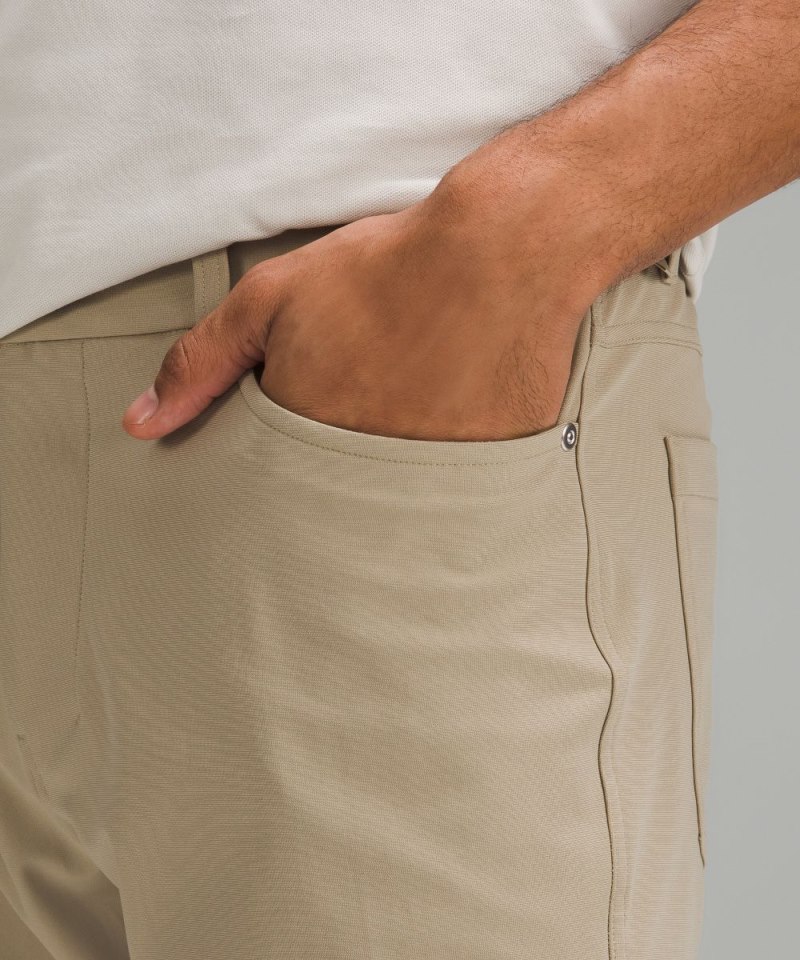 Lululemon ABC Slim-Fit 5 Pocket Pant 32"L *Warpstreme Compass Khaki Online Outlet Sale