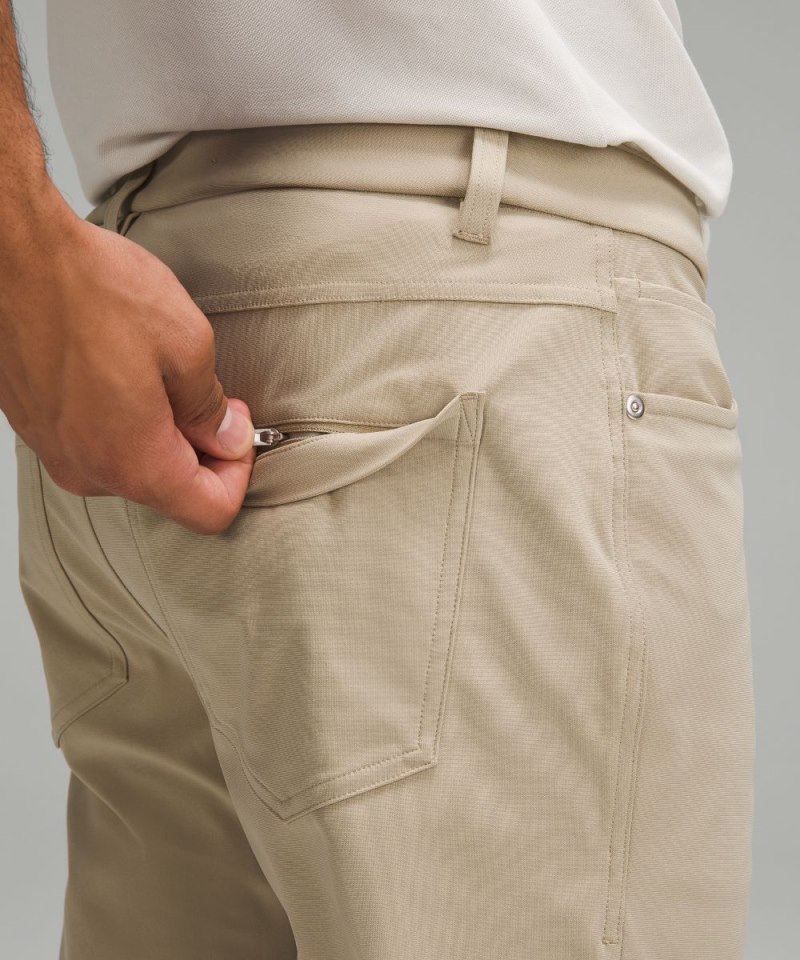 Lululemon ABC Slim-Fit 5 Pocket Pant 32"L *Warpstreme Compass Khaki Online Outlet Sale