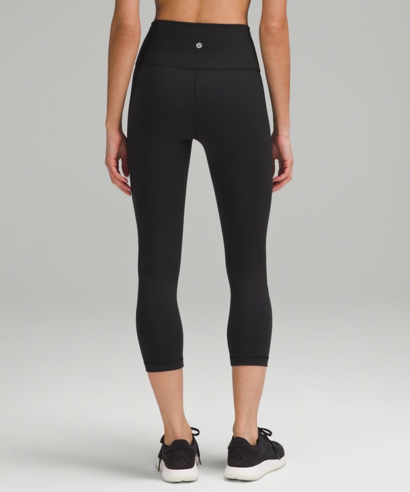 Lululemon Wunder Train High-Rise Crop 21" Black Online Outlet Sale