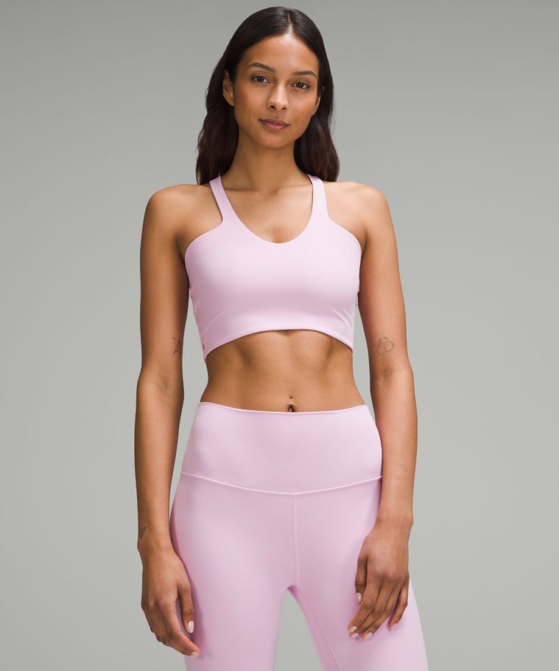 Lululemon Bend This V and Racer Bra *Light Support, A-C Cups Vitapink Online Outlet Sale