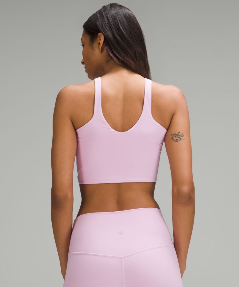 Lululemon Bend This V and Racer Bra *Light Support, A-C Cups Vitapink Online Outlet Sale