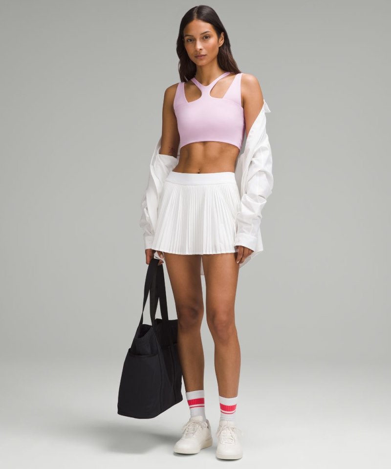 Lululemon Bend This V and Racer Bra *Light Support, A-C Cups Vitapink Online Outlet Sale