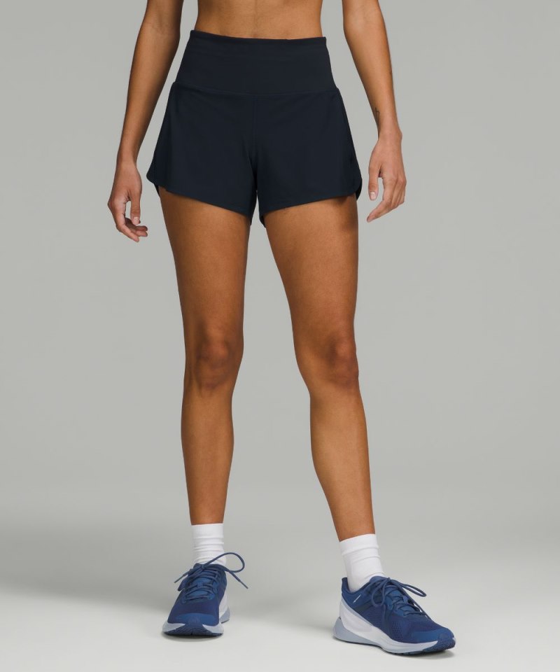Lululemon Speed Up High-Rise Lined Short 4" True Navy Online Outlet Sale