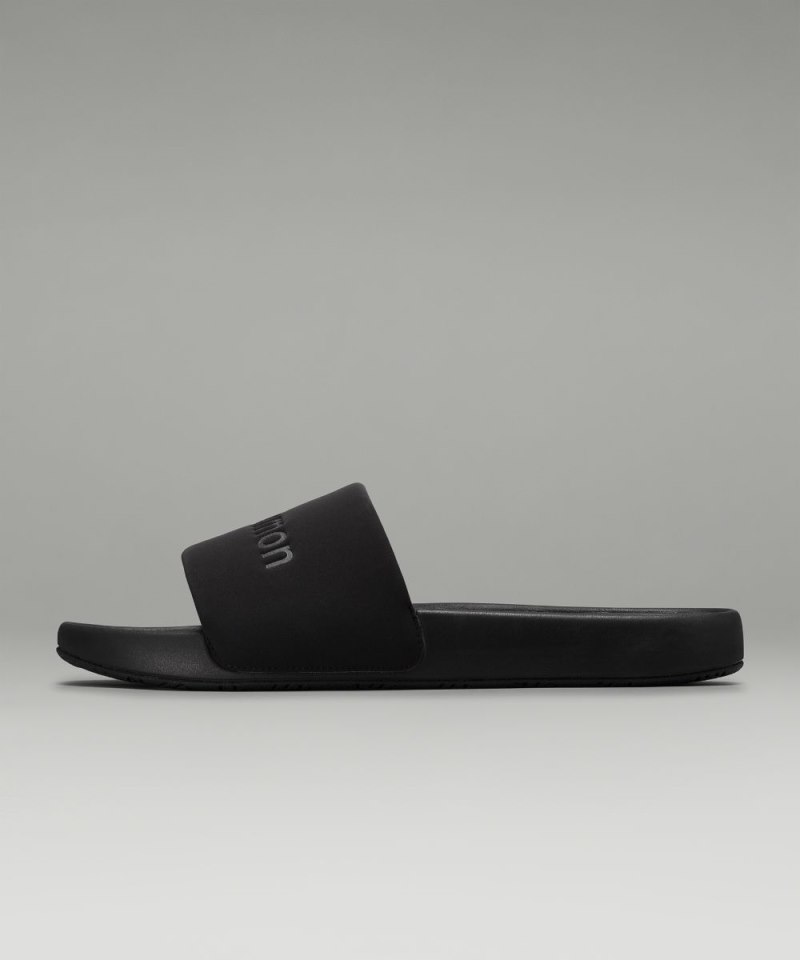 Lululemon restfeel Men's Slide *Graphic Black / Black / Black Online Outlet Sale