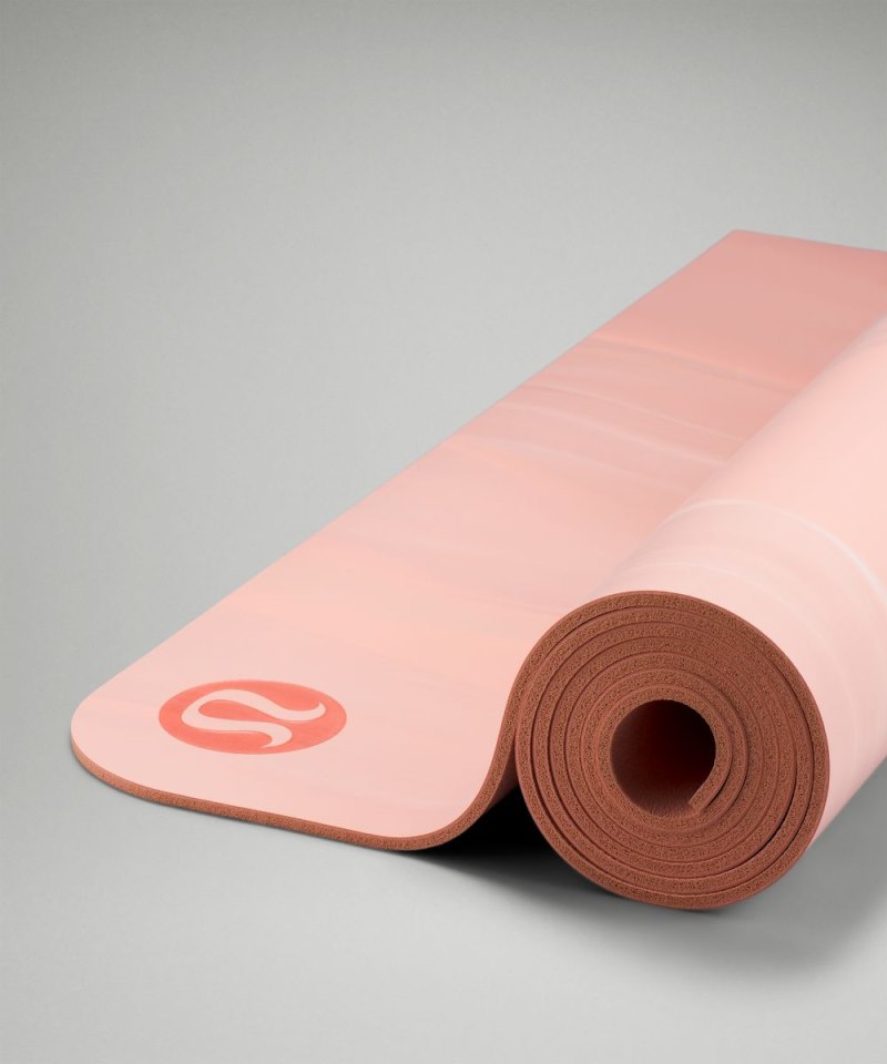 Lululemon The Mat 5mm *Made With FSC™ Certified Rubber Dew Pink / Pink Pastel / White / Dew Pink Online Outlet Sale