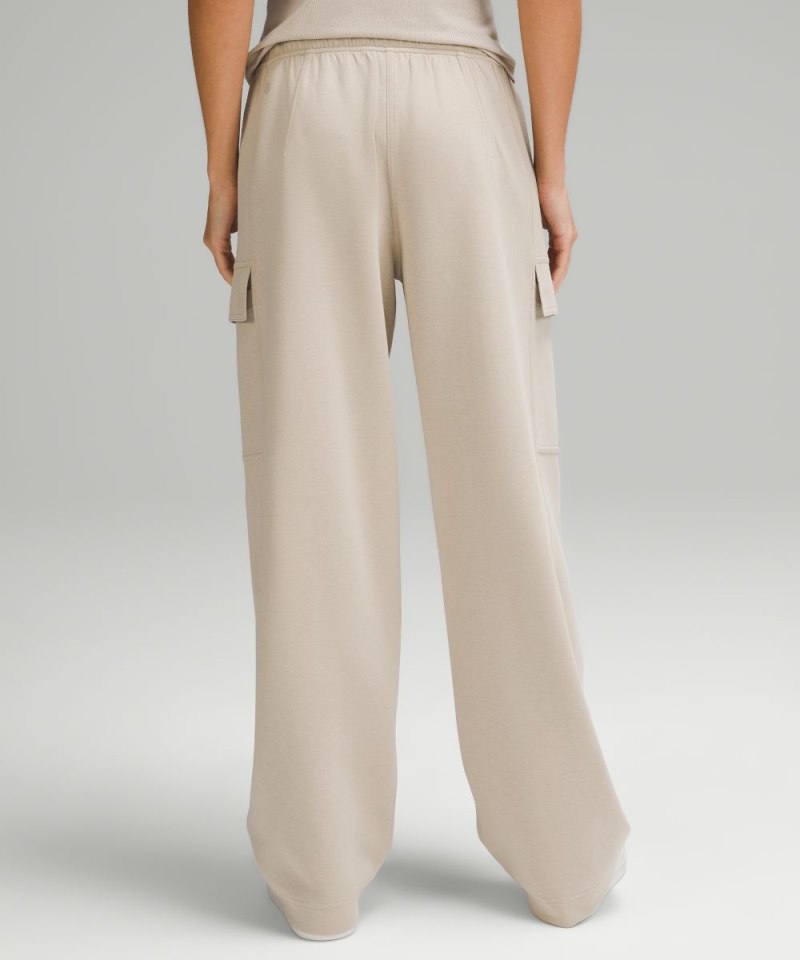 Lululemon Cotton-Blend Double-Knit Mid-Rise Cargo Pant Mojave Tan Online Outlet Sale