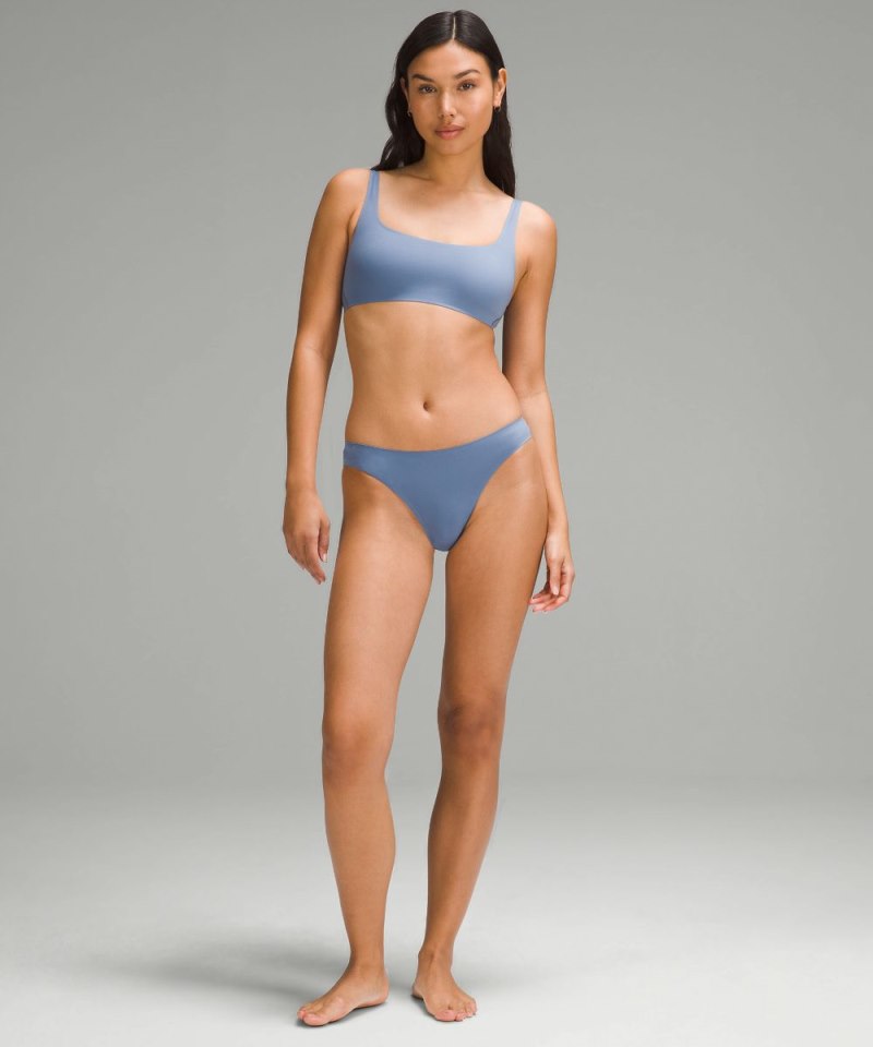 Lululemon Wundermost Ultra-Soft Nulu Scoop-Neck Bralette A–D Cups Oasis Blue Online Outlet Sale