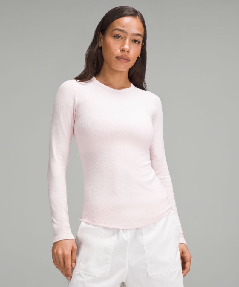 Lululemon Hold Tight Long-Sleeve Shirt Strawberry Milkshake Online Outlet Sale