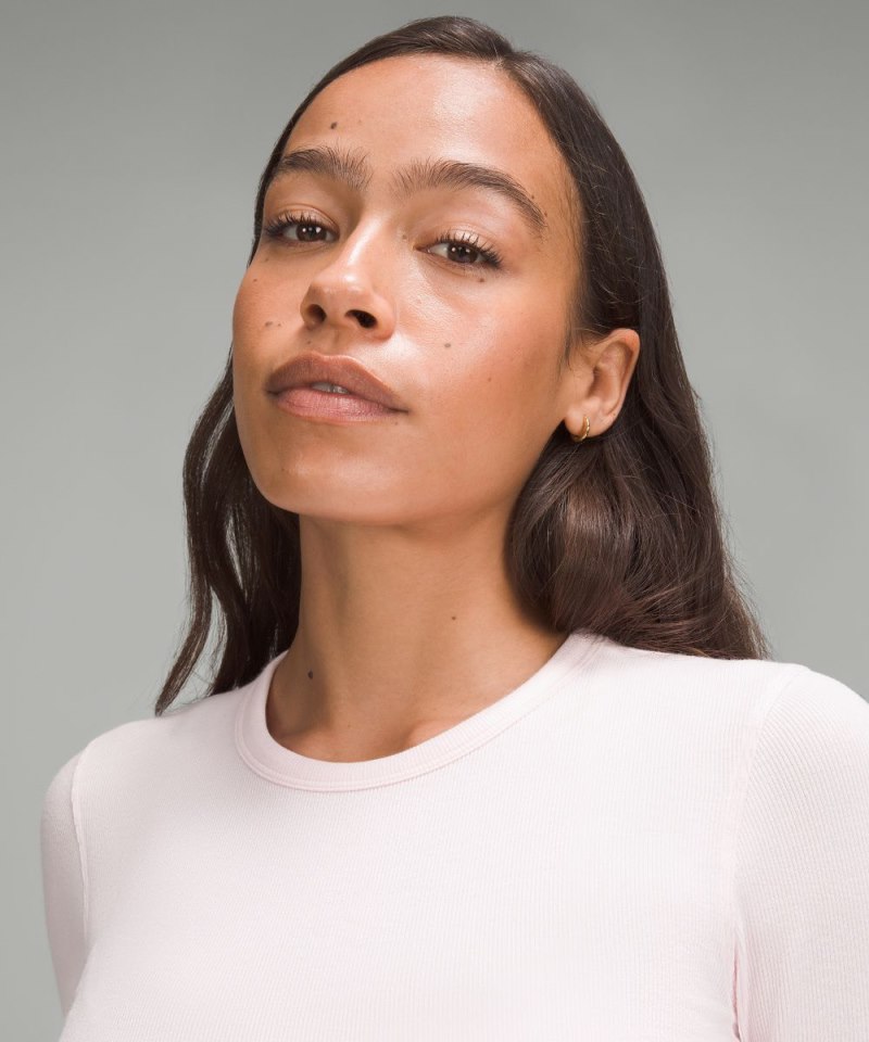 Lululemon Hold Tight Long-Sleeve Shirt Strawberry Milkshake Online Outlet Sale