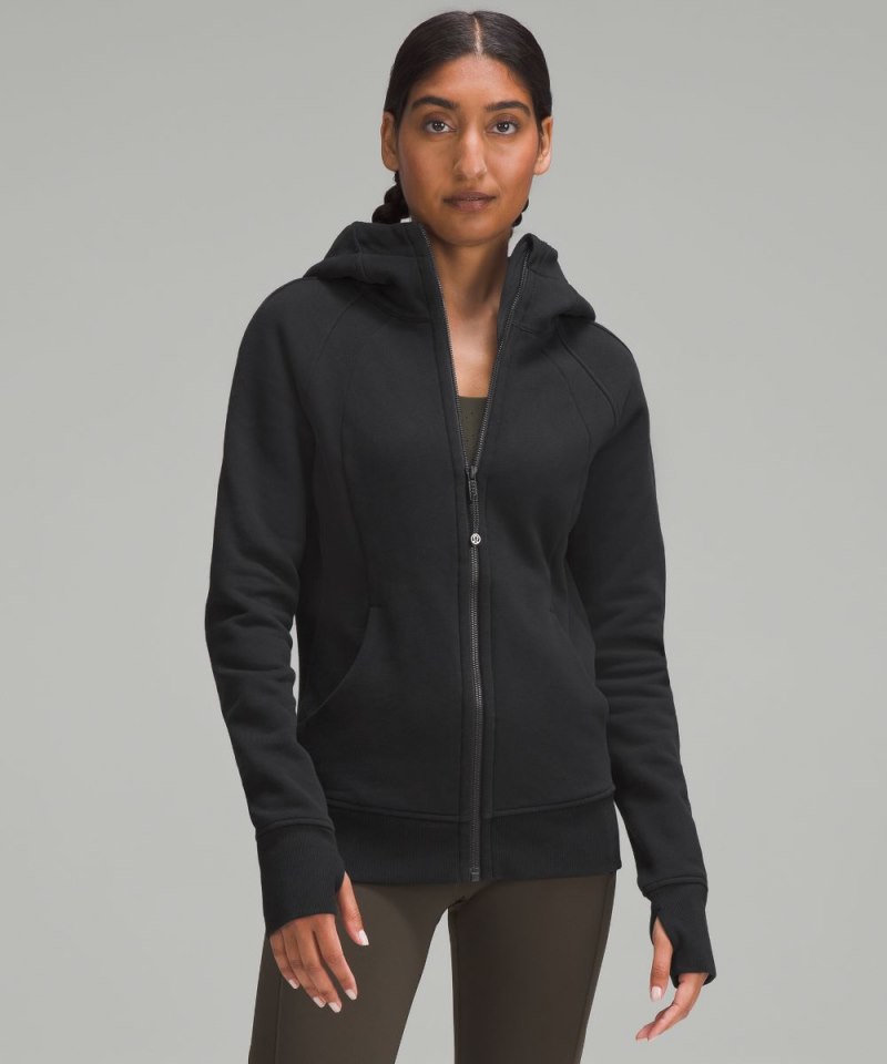 Lululemon Scuba Full-Zip Hoodie Black Online Outlet Sale