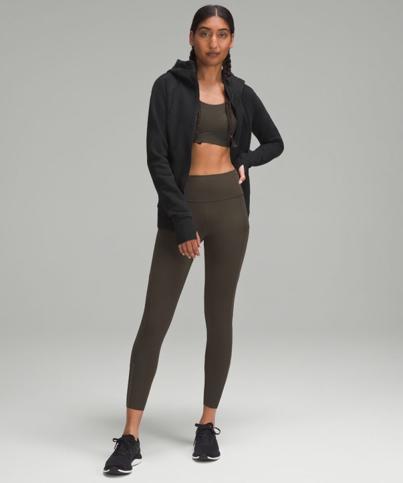 Lululemon Scuba Full-Zip Hoodie Black Online Outlet Sale