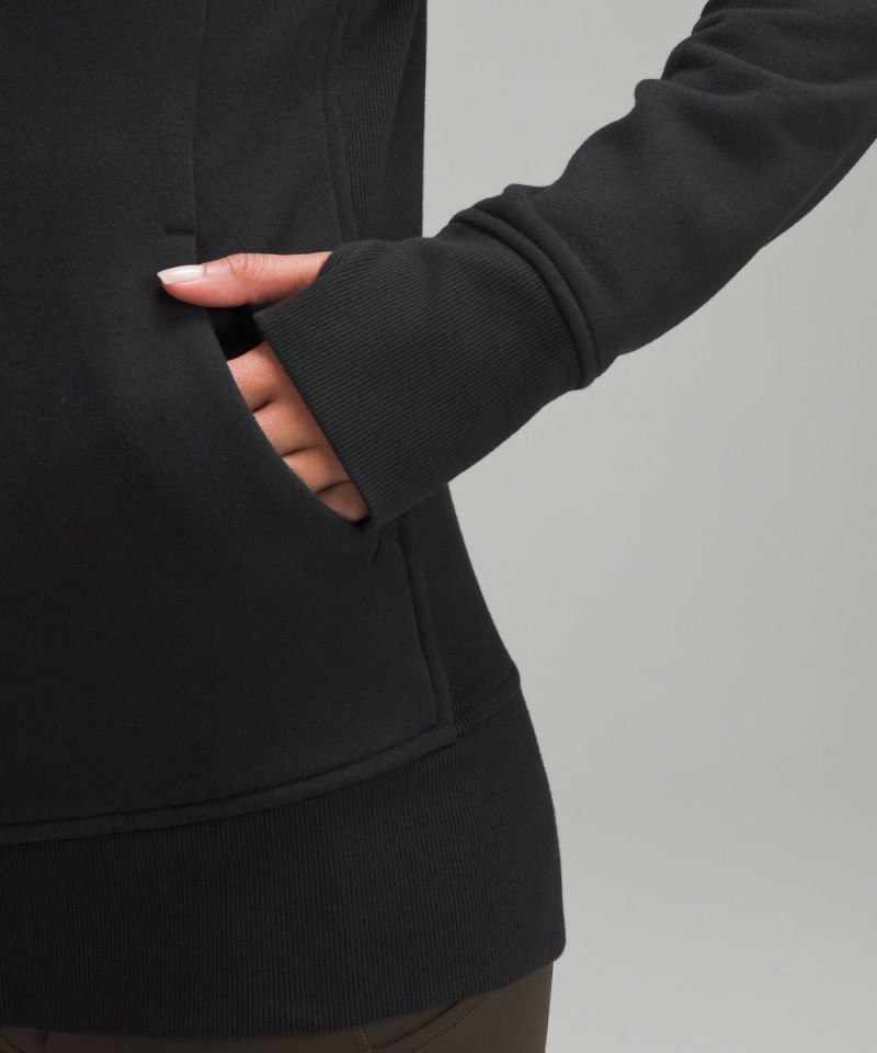 Lululemon Scuba Full-Zip Hoodie Black Online Outlet Sale