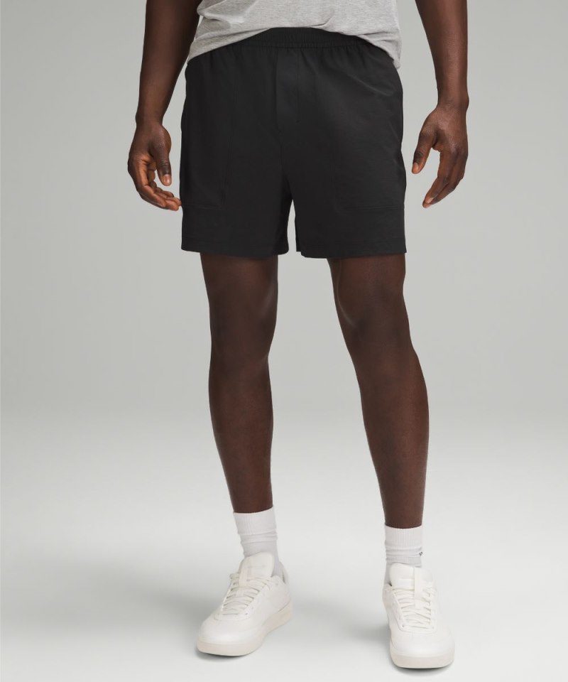 Lululemon Bowline Short 5" *Stretch Ripstop Black Online Outlet Sale