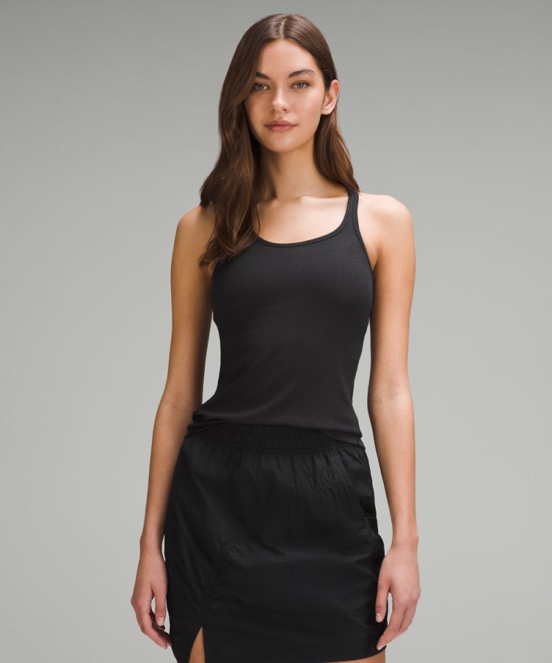 Lululemon Hold Tight Thin Strap Racerback Tank Top Black Online Outlet Sale