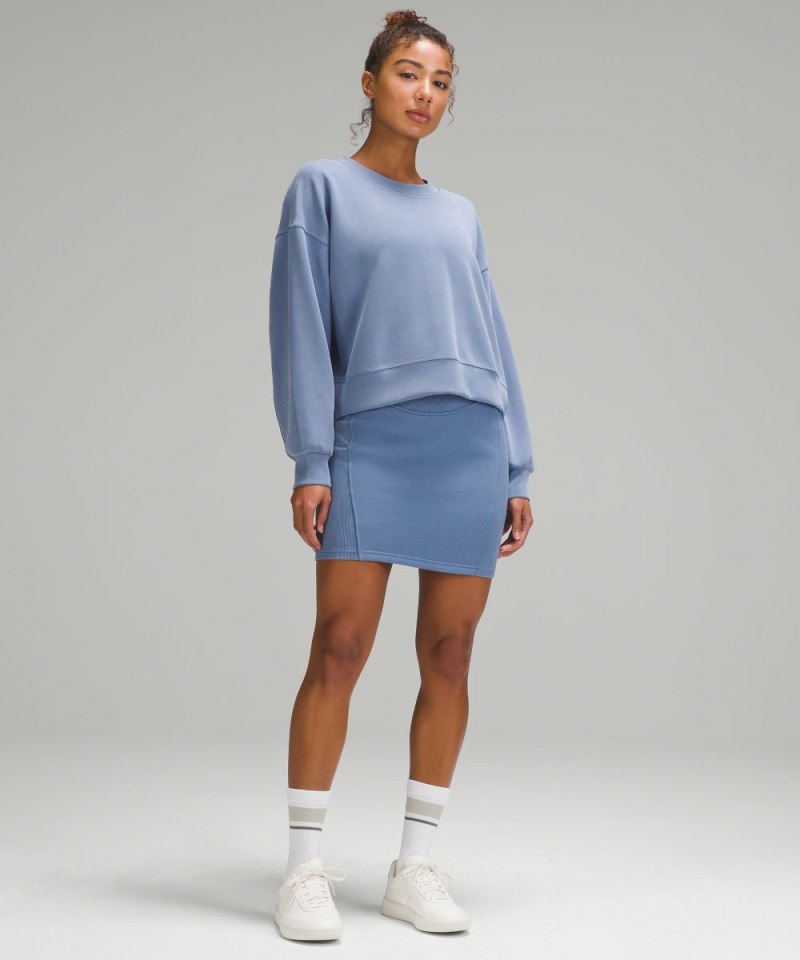 Lululemon Scuba High-Rise Mini Skirt Oasis Blue Online Outlet Sale