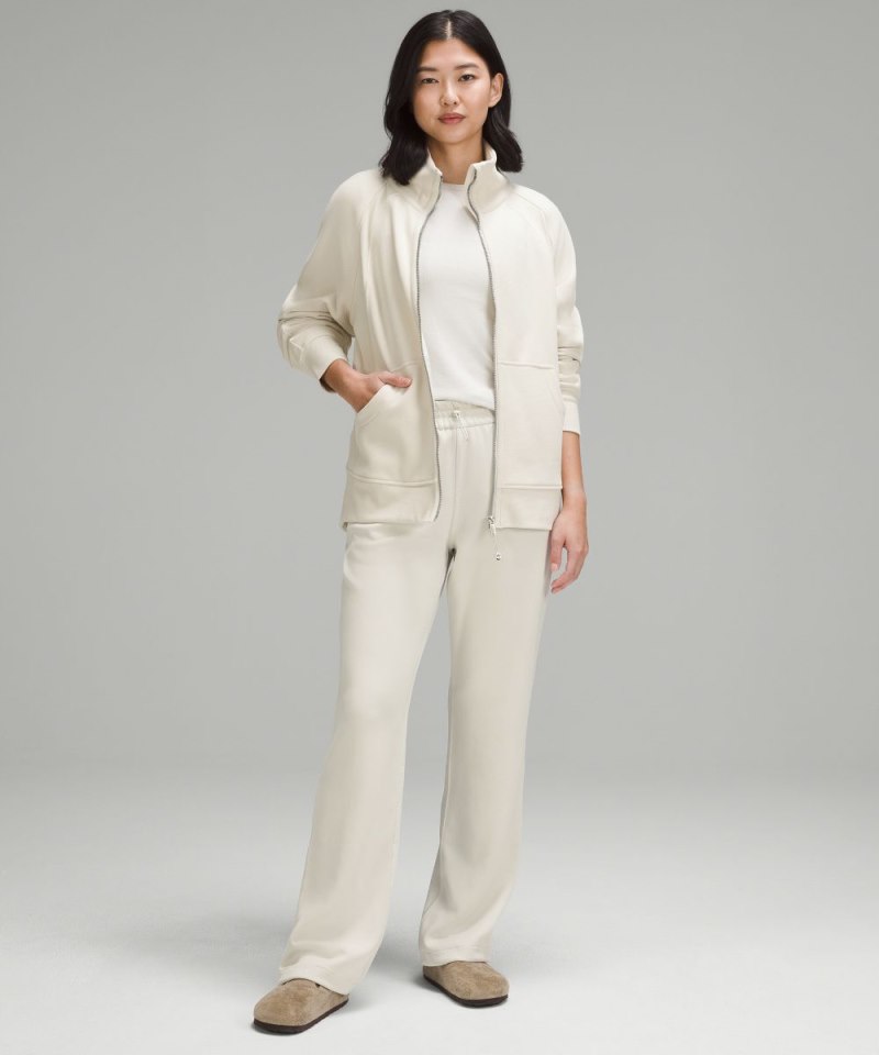 Lululemon Scuba Oversized Funnel-Neck Full Zip Bone Online Outlet Sale