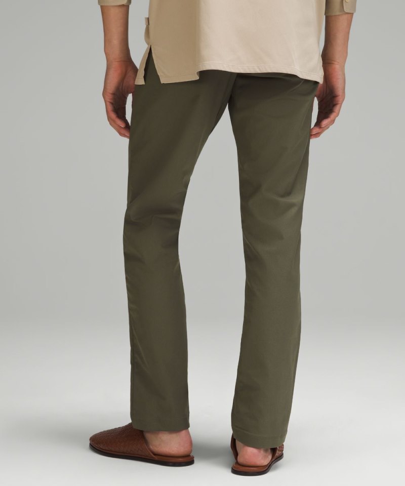 Lululemon ABC Classic-Fit Trouser 34"L *Smooth Twill Army Green Online Outlet Sale