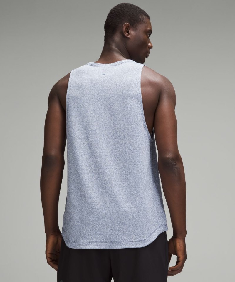 Lululemon License to Train Tank Top Heathered Oasis Blue Online Outlet Sale