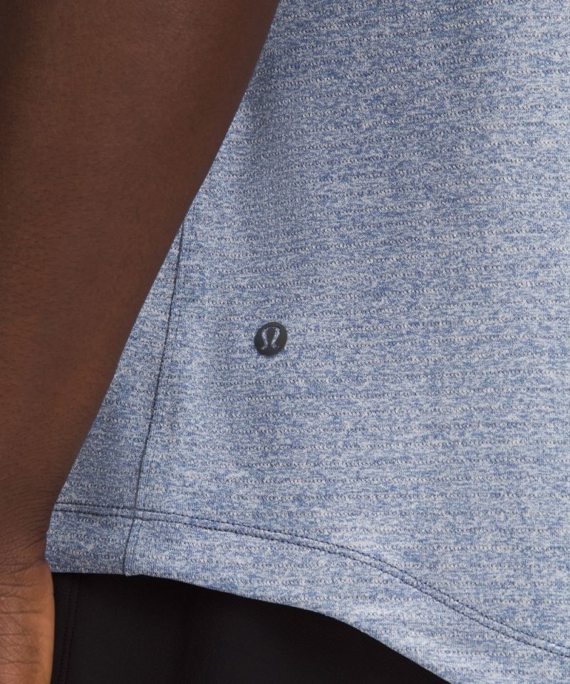 Lululemon License to Train Tank Top Heathered Oasis Blue Online Outlet Sale
