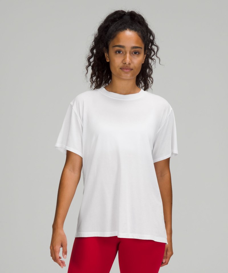 Lululemon All Yours Short-Sleeve T-Shirt *Vitasea White Online Outlet Sale