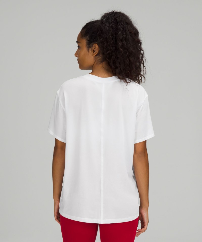 Lululemon All Yours Short-Sleeve T-Shirt *Vitasea White Online Outlet Sale
