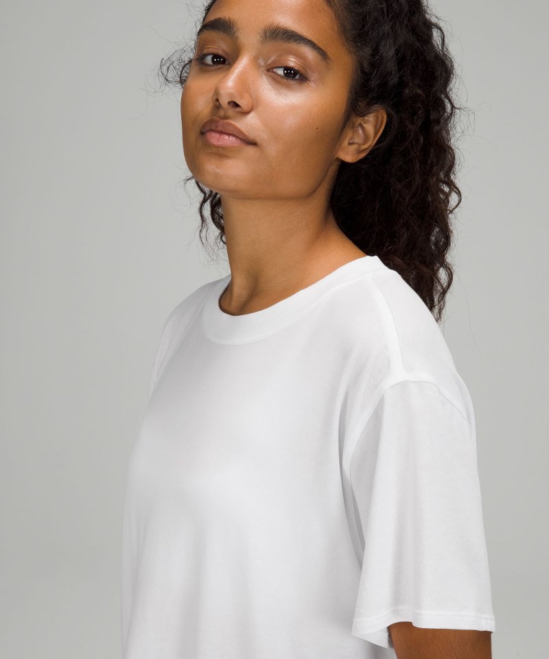Lululemon All Yours Short-Sleeve T-Shirt *Vitasea White Online Outlet Sale
