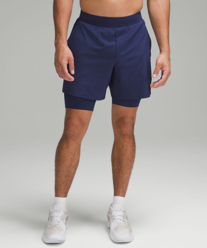 Lululemon Vented Tennis Short 6" Night Sea Online Outlet Sale
