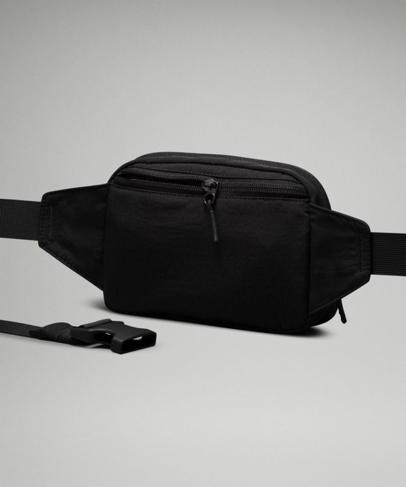 Lululemon Everywhere Belt Bag 1L *Ripstop Black Online Outlet Sale