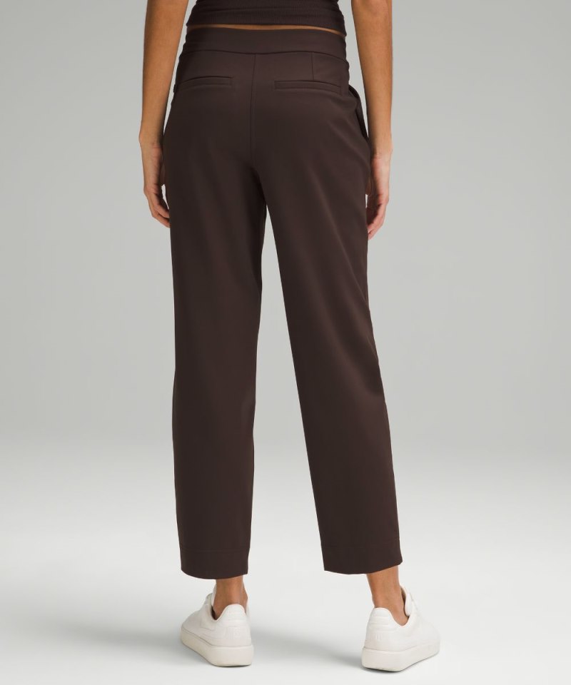 Lululemon Tapered-Leg Mid-Rise Pant 7 / 8 Length *Luxtreme Espresso (not available) Online Outlet Sale