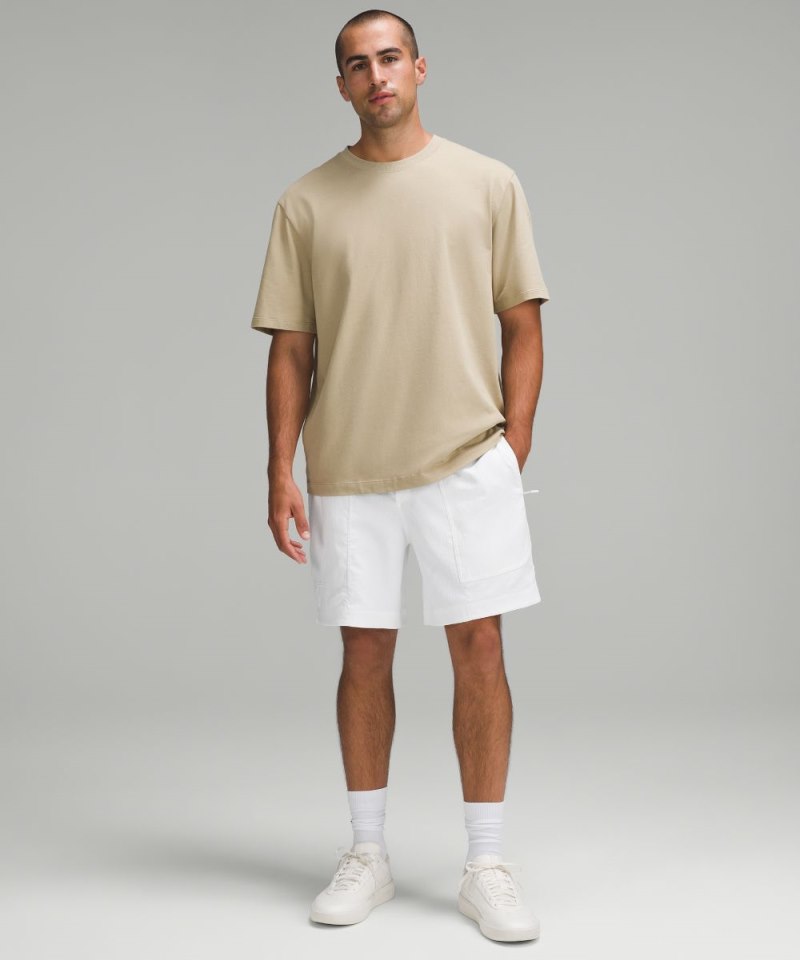 Lululemon Relaxed-Fit Pull-On Short 7" *Light Woven White Online Outlet Sale