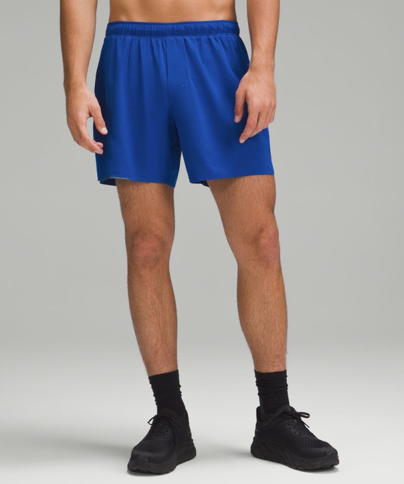 Lululemon Surge Lined Short 6" Symphony Blue Online Outlet Sale