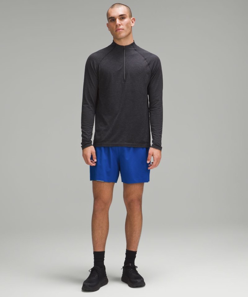 Lululemon Surge Lined Short 6" Symphony Blue Online Outlet Sale
