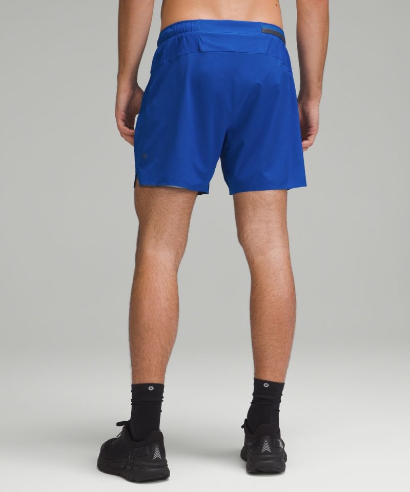 Lululemon Surge Lined Short 6" Symphony Blue Online Outlet Sale