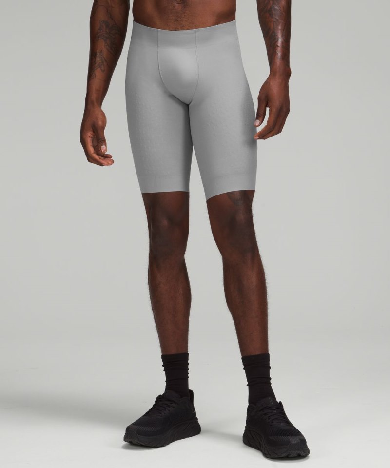 Lululemon SenseKnit Running Short 10" Rhino Grey Online Outlet Sale