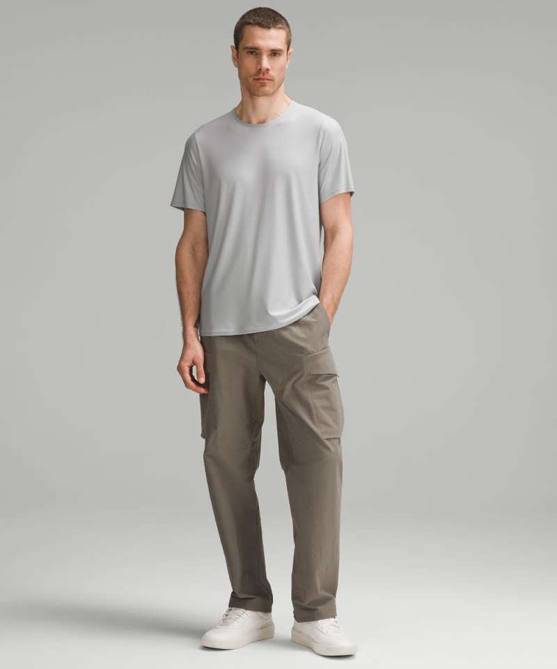 Lululemon Ultra-Soft Nulu Short-Sleeve T-Shirt Silver Drop Online Outlet Sale