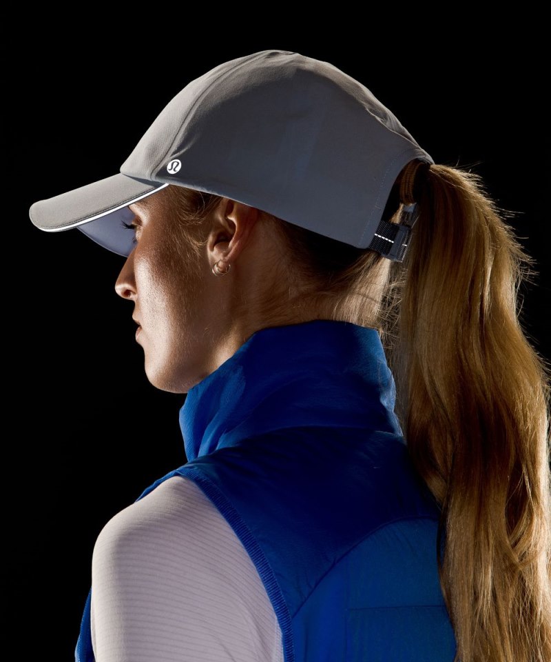 Lululemon Fast and Free Running Hat Blue Linen Online Outlet Sale