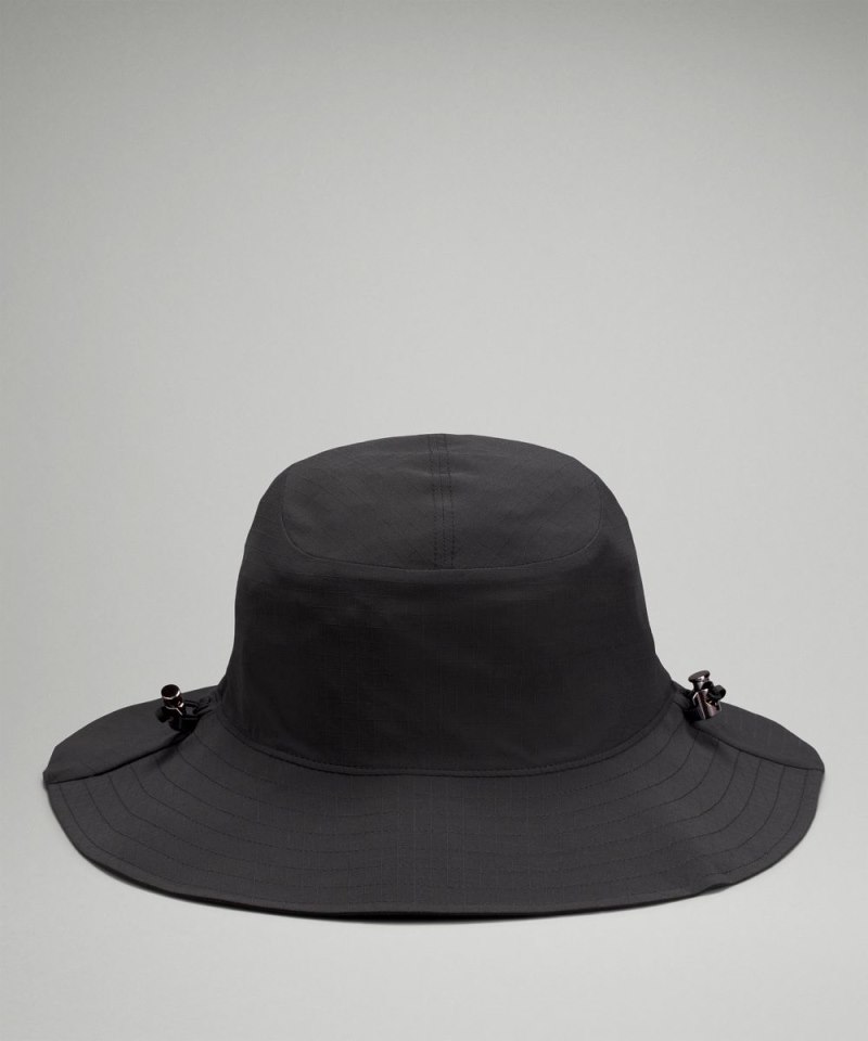 Lululemon Women's Cinchable Wide Brim Bucket Hat Black Online Outlet Sale