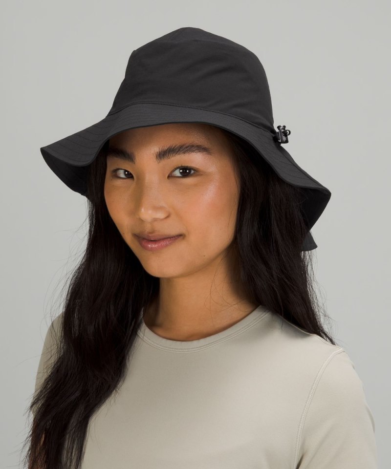 Lululemon Women's Cinchable Wide Brim Bucket Hat Black Online Outlet Sale