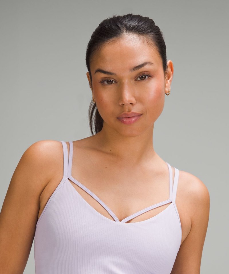 Lululemon lululemon Align™ Strappy Ribbed Tank Top Lilac Ether Online Outlet Sale