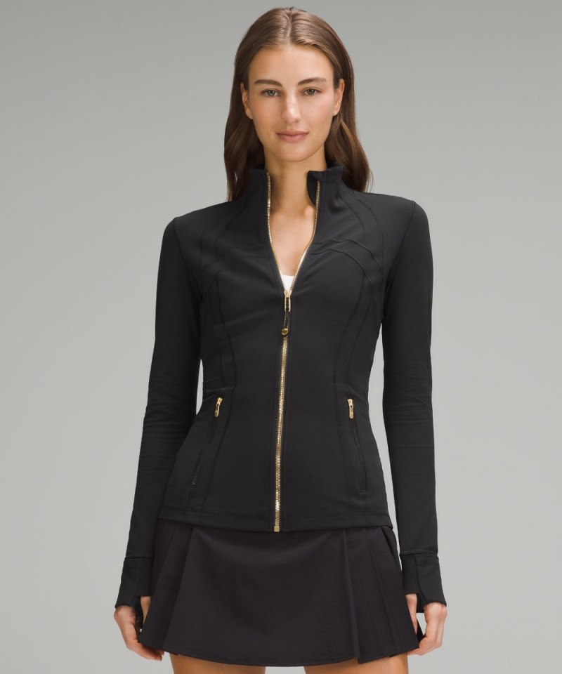 Lululemon Define Jacket *Nulu Black / Gold Online Outlet Sale