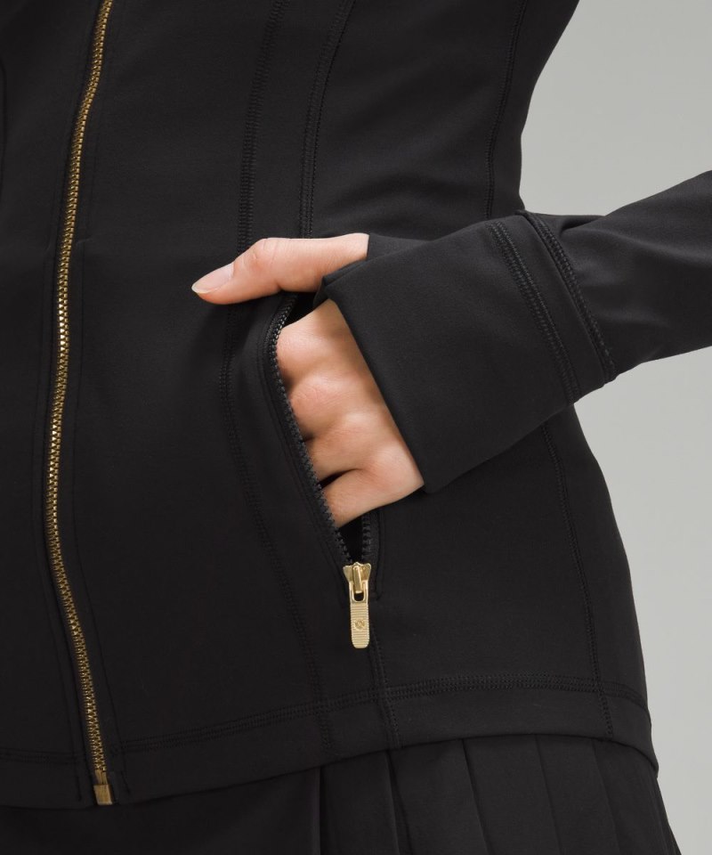 Lululemon Define Jacket *Nulu Black / Gold Online Outlet Sale