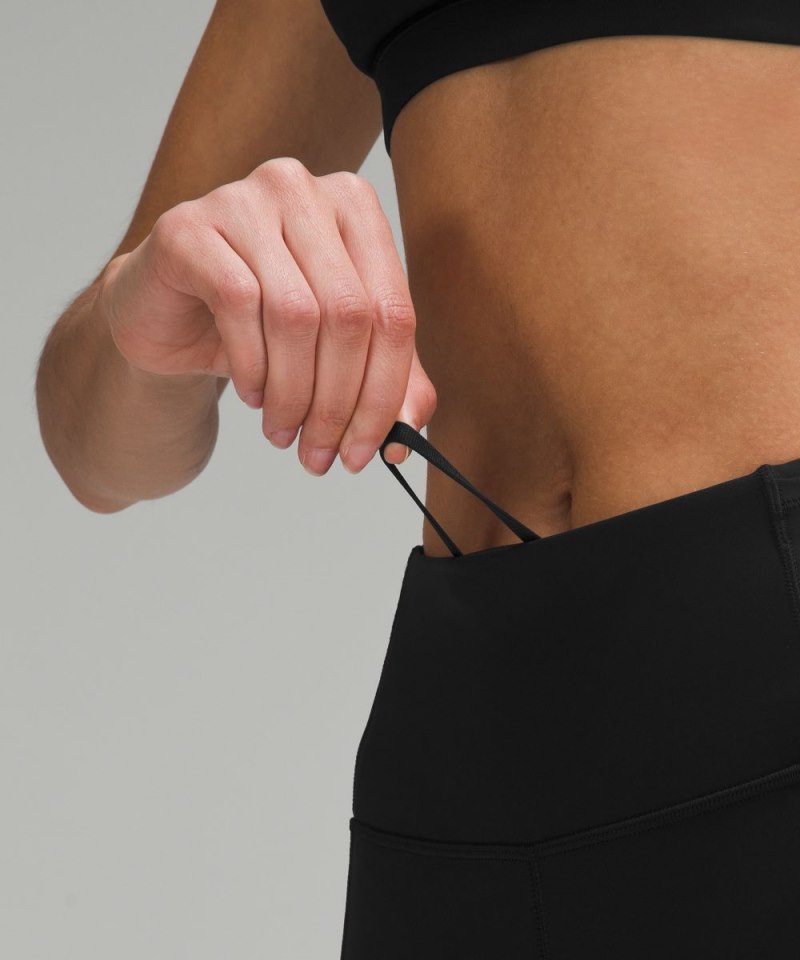 Lululemon Fast and Free High-Rise Crop 19" Black Online Outlet Sale