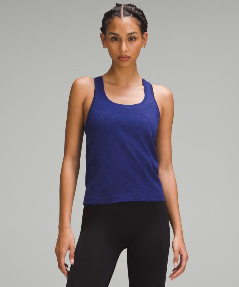 Lululemon Swiftly Tech Racerback Tank Top 2.0 *Race Length Larkspur / Larkspur Online Outlet Sale